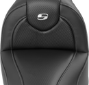 SADDLEMEN Roadsofa™ Seat - with Backrest - Carbon Fiber - FXBR/S '18-'20 818-31-185BR