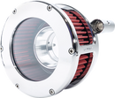 FEULING PARTS BA Air Cleaner Kit - Chrome/Clear with Red Filter - Twin Cam 5448