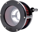 FEULING PARTS BA Air Cleaner Kit - Black/Clear with Red Filter - '93-'99 Evolution Big Twin 5464