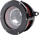 FEULING PARTS BA Air Cleaner Kit - Black/Clear with Red Filter - M8 5474
