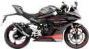 LEOVINCE GP Corsa Slip-On Muffler - Black Edition - CF Moto 450 15505BU