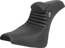 SADDLEMEN Pro Series SDC Performance Seat - w/ Backrest - Tuck-n-Roll/Carbon Fiber - Gripper - FX '18-'24 SC81830TB