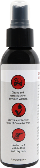 KLOTZ OIL Quick Detailer KS-324 – 4 fl oz. Car Polishing and Surface Cleaner