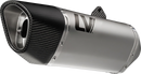 LEOVINCE LV-14 R Slip-On Muffler - Stainless Steel - Ninja 1000 SX 15602U
