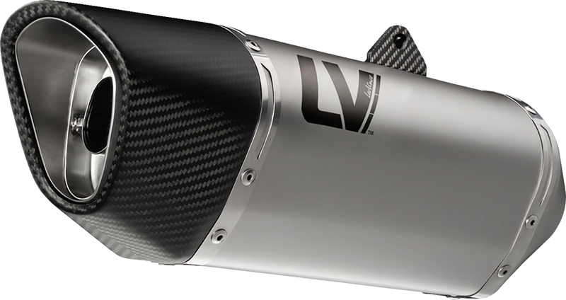 LEOVINCE LV-14 R Slip-On Muffler - Stainless Steel - Z/Ninja 400