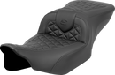 SADDLEMEN RoadSofa™ Tri Gripper Seat - Standard Reach - No Backrest - FLH/FLT '23-'24 823-07-21000