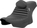 SADDLEMEN Pro Series SDC Performance Seat - Tuck-n-Roll - w/ Backrest - FLH/FLT '23-'24 SC82307TB