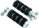Kuryakyn ISO Peg Small with Male Adapter Chrome Pair – Durable Rubber Grip Inserts for Powersports