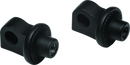 Kuryakyn Splined Peg Adaptors Satin Black for Powersports Applications - Part 8898