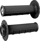 ODI Half Waffle v2.1 Lock-On Grips - ATV/MX - Black/Black J33HWB-B