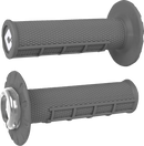 ODI Half Waffle v2.1 Lock-On Grips - ATV/MX - Graphite/Silver J33HWH-S
