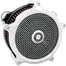 Performance Machine Super Gas Air Cleaner Kit in Chrome - Part No. 0206-2165-CH