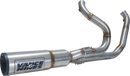 VANCE & HINES 2-into-1 High Output PCX™ Exhaust System - Brushed - Touring 27321-22