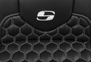 SADDLEMEN Roadsofa™ Extended Reach Seat - with Backrest - Honeycomb - White Stitch - FLTR/FLHX '23-'24 823-07-190B6