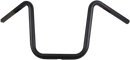 DRAG SPECIALTIES 1" Handlebar - Narrow Ape - 12" - TBW - Flat Black 0601-4196