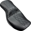 LE PERA Outcast Seat - Without Backrest - GT2 Inlay - FLH/FLT '23-'25 LV-997GT2