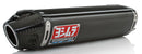 Yoshimura Exhaust Street RS-5 Slip-On SS CF for Kawasaki ZX-6R and ZX-6RR