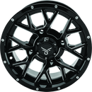 QuadBoss Barbwire 15x7 - 5+2 - 4/137 Milled Alloy Wheel for Powersports Vehicles
