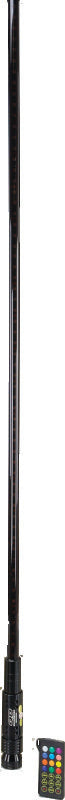 QuadBoss 4 ft Smoked Single LED Lighted Whip with Remote Control