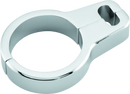 Bikers Choice Chrome 1.25 Inch Dual Throttle Cable Clamp for Powersports
