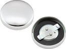Bikers Choice Chrome Vented Gas Cap for Harley-Davidson Single & Fat Bob Tanks - Part 490447