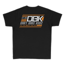 DBK We Race Youth Tee Black YX - 4.3oz 100% Cotton Youth T-Shirt