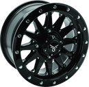 QuadBoss Wagon 15x7 - 5+2 Offset - 4/137 Bolt Pattern Milled Aluminum Wheel