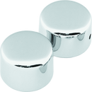 Bikers Choice 08-Up Big Twin Black Axle Cap Set for Harley Davidson Touring Models