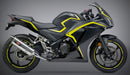 Yoshimura Exhaust Race R 77 Slip-On SS/SS CF for Honda CBR300R and CB300F