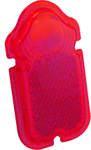 Bikers Choice Tombstone Tail Light Replacement Lens for Harley-Davidson – Bright Red Plastic Lens, Model 492478