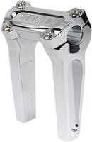 THRASHIN SUPPLY CO. Handlebar Risers - Straight - 6" - Chrome TSC-6000-3
