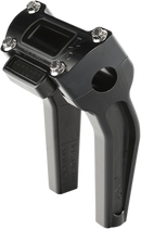 THRASHIN SUPPLY CO. Handlebar Risers - Pull Back - 6-1/2" - Gauge Cutout - Black TSC-6500-1