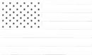 FACTORY EFFEX Die-Cut Decal - US Flag - Black/White - 3 Pack 28-94000