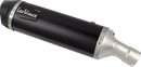 LEOVINCE Slip-On Muffler - Black Stainless Steel 14449EBU