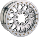 MOOSE OFFROAD Wheel - 346X - Beadlock/6 Lug - Front/Rear - Silver - 15x7 - 6/5.5 - 5+2 346BLMO 157655P54