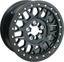 MOOSE OFFROAD Wheel - 346X - Beadlock/6 Lug - Front/Rear - Black - 6/5.5 - 15x7 - 5+2 346BLMO 157655MB54