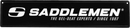 SADDLEMEN Metal Sign - 24" x 5-1/2" - Black/White 15799