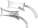 ARLEN NESS Mirror - Micro - Four-Point - Side View - Rectangle - Chrome - Left 13-416
