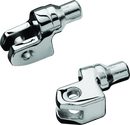 Kuryakyn Tapered Peg Adapter for Yamaha Front Chrome - Fits 1986-1991 XV1100 and XV750 Virago Models