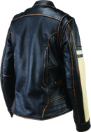 Kuryakyn River Road Dame Vintage Leather Jacket for Women - Small