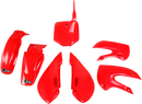 UFO Replacement Body Kit - Red - Kawasaki - KLX '02-'09 KA37002-070