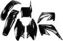 UFO Replacement Body Kit - Black - Honda - CR '04 HOKIT102-001