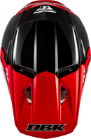 Kinetic Dbk Helmet Black/Red/Grey Lg
