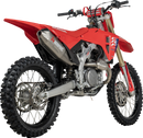 AKRAPOVIC Evolution Line Exhaust System - Titanium - CRF450R/CRF450RX S-H4E1-FDHLT