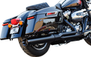 S&S CYCLE 2-into-1 Sidewinder Exhaust System - 50-State - Black - M8 Touring 550-0759