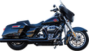 S&S CYCLE 2-into-1 Sidewinder Exhaust System - 50-State - Black - M8 Touring 550-0759