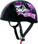 Bikers Choice Skid Lids Bad To The Bone Original Helmet – XL, Low-Profile, D.O.T. Certified Powersports Helmet