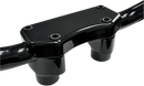 DRAG SPECIALTIES Handlebar Riser & Top Clamp Kit - 1-1/2" - Buffalo - Black 0602-0256