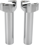 DRAG SPECIALTIES Forged Aluminum Handlebar Risers - Straight - 5-1/2" - Chrome 241003