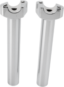 DRAG SPECIALTIES Forged Aluminum Handlebar Risers - Straight - 8" - Chrome 240999